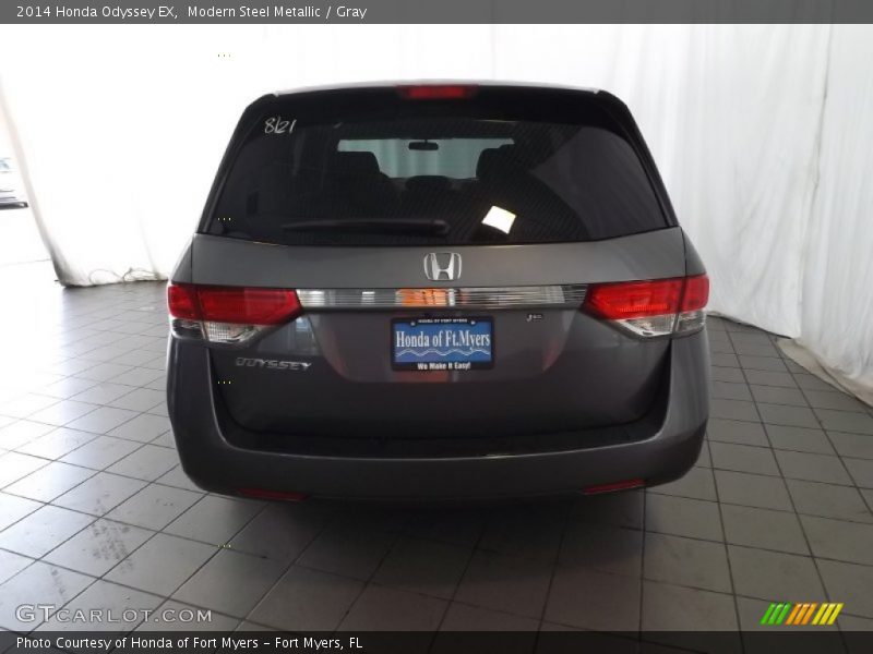 Modern Steel Metallic / Gray 2014 Honda Odyssey EX