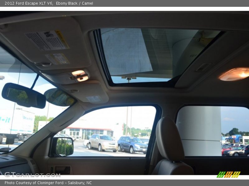 Ebony Black / Camel 2012 Ford Escape XLT V6