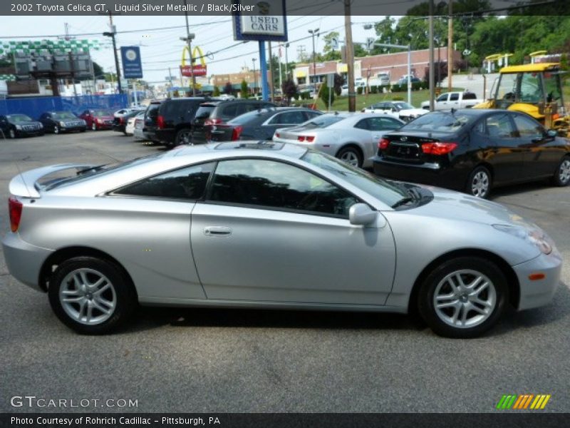 Liquid Silver Metallic / Black/Silver 2002 Toyota Celica GT