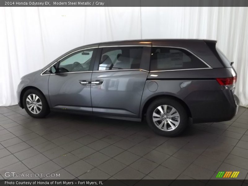 Modern Steel Metallic / Gray 2014 Honda Odyssey EX