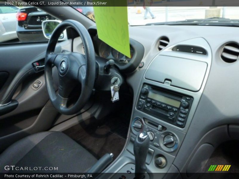 Liquid Silver Metallic / Black/Silver 2002 Toyota Celica GT
