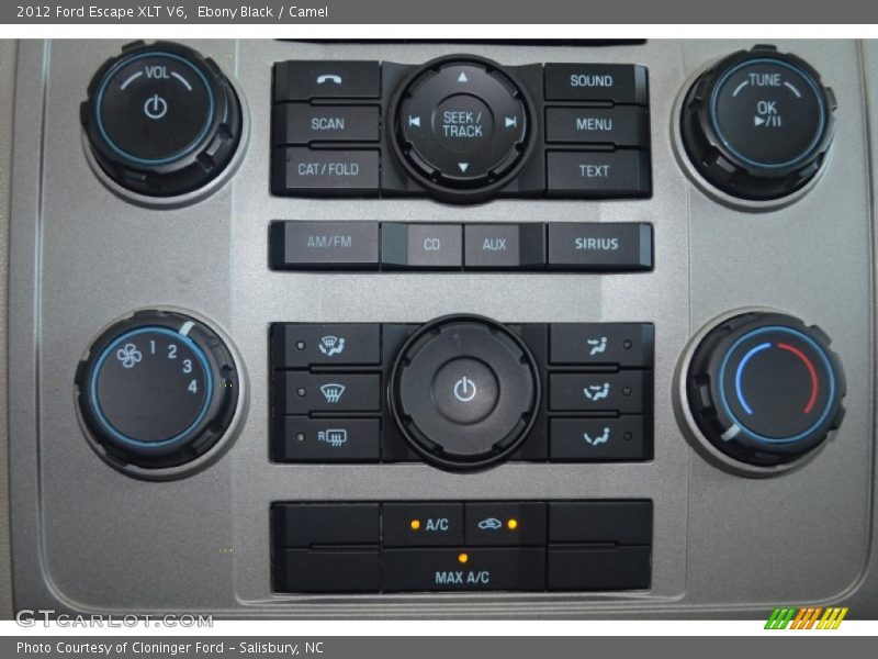 Ebony Black / Camel 2012 Ford Escape XLT V6