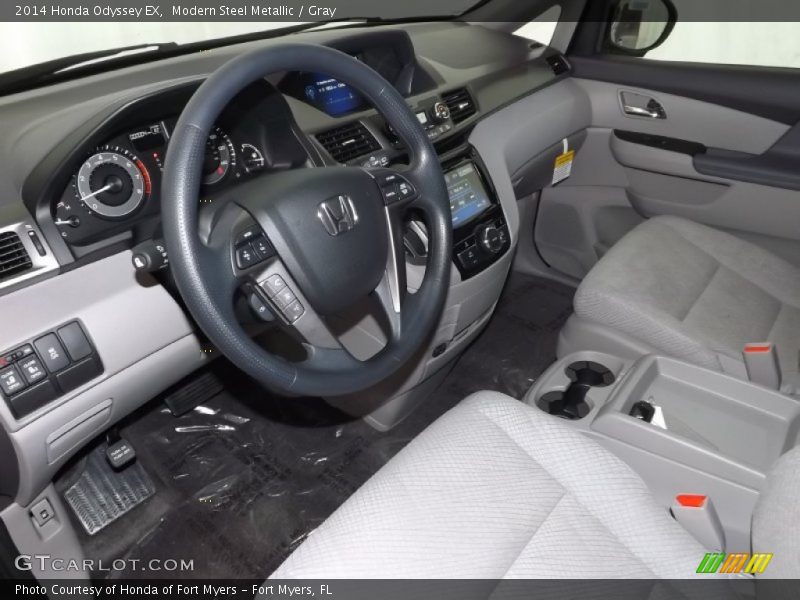 Modern Steel Metallic / Gray 2014 Honda Odyssey EX