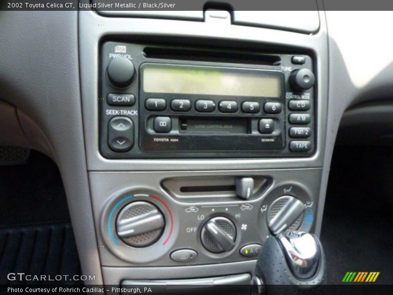 Liquid Silver Metallic / Black/Silver 2002 Toyota Celica GT