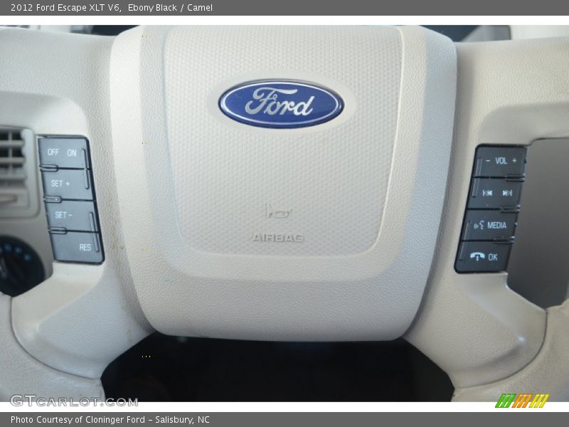 Ebony Black / Camel 2012 Ford Escape XLT V6