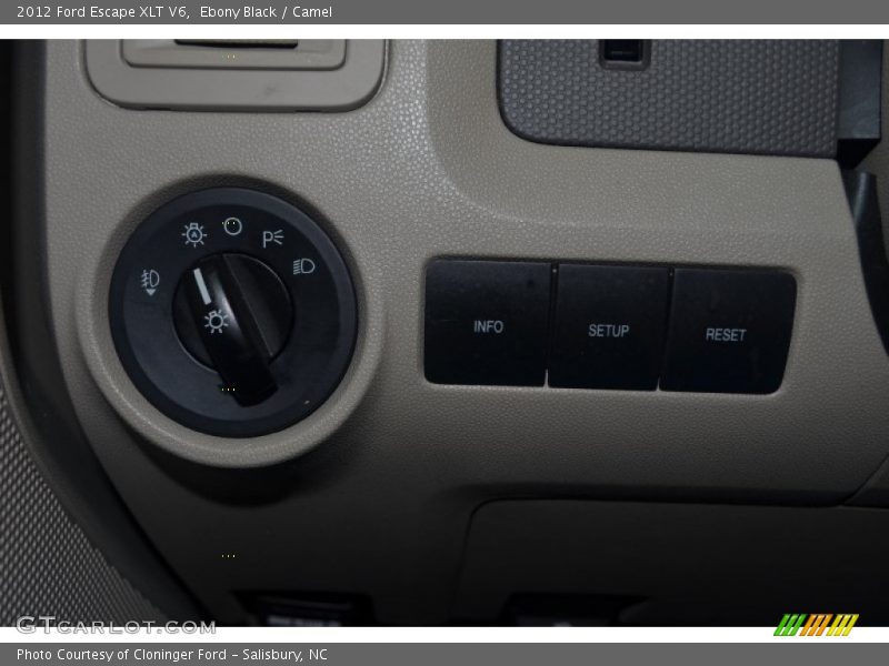 Ebony Black / Camel 2012 Ford Escape XLT V6