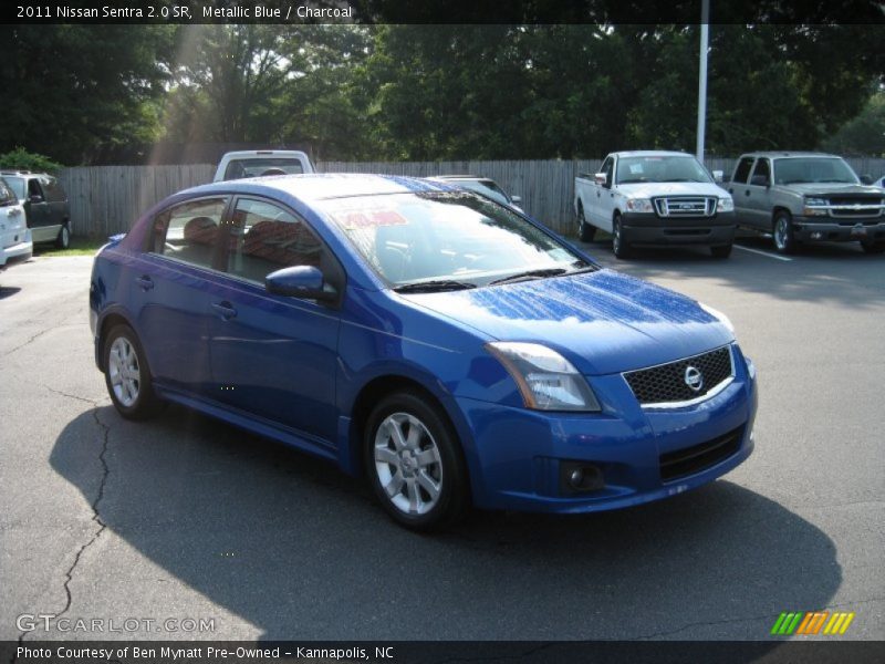 Metallic Blue / Charcoal 2011 Nissan Sentra 2.0 SR