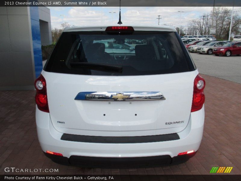 Summit White / Jet Black 2013 Chevrolet Equinox LS AWD