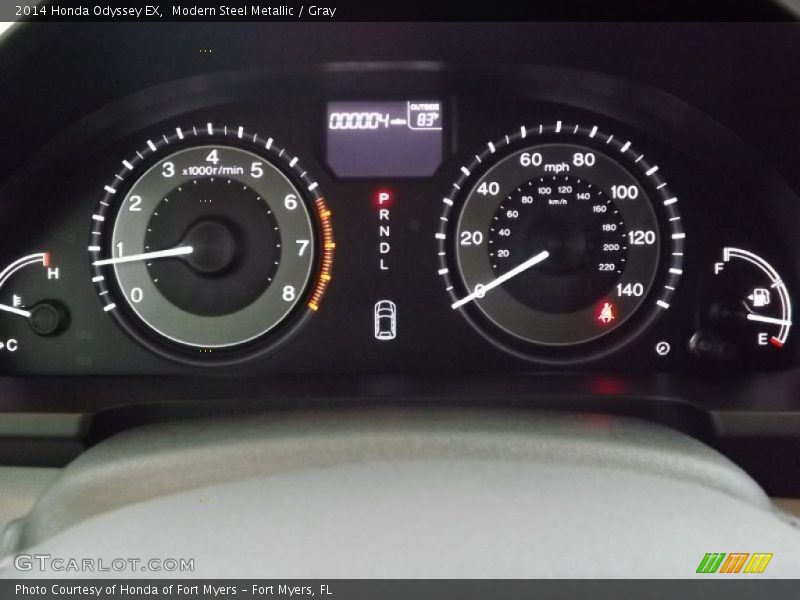 Modern Steel Metallic / Gray 2014 Honda Odyssey EX