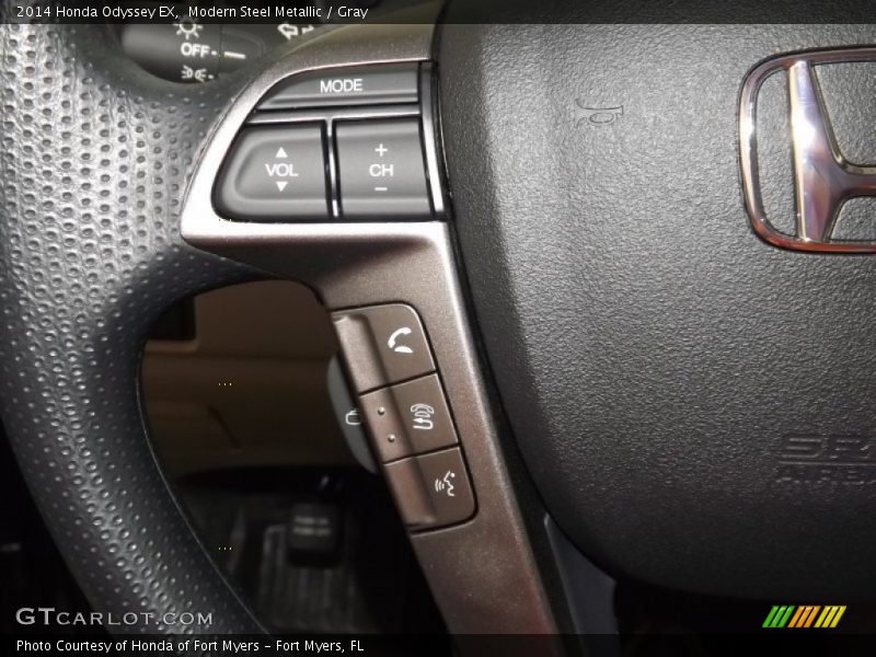 Modern Steel Metallic / Gray 2014 Honda Odyssey EX