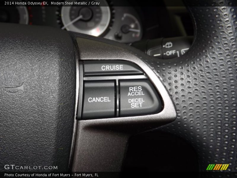 Modern Steel Metallic / Gray 2014 Honda Odyssey EX