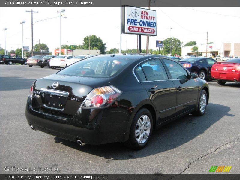 Super Black / Charcoal 2010 Nissan Altima 2.5 SL