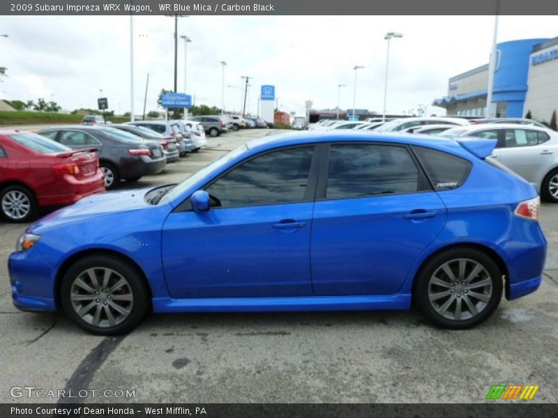 WR Blue Mica / Carbon Black 2009 Subaru Impreza WRX Wagon