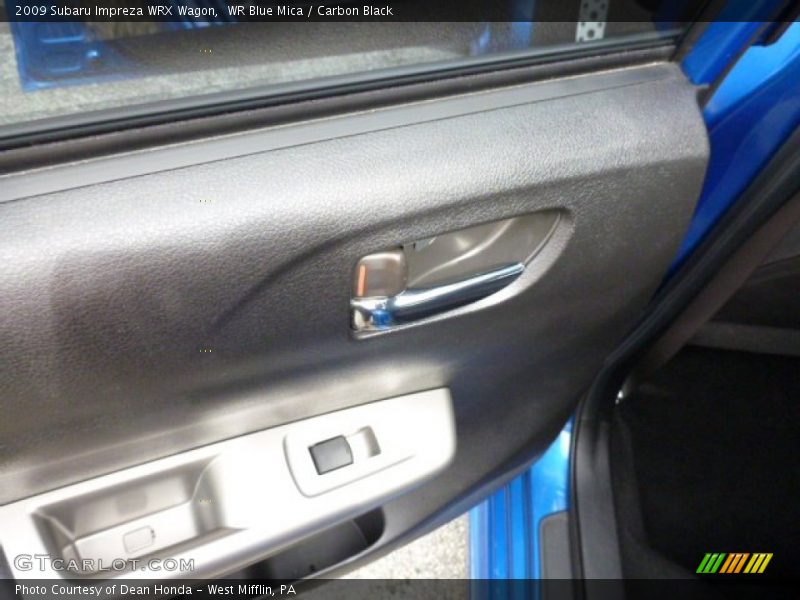 WR Blue Mica / Carbon Black 2009 Subaru Impreza WRX Wagon