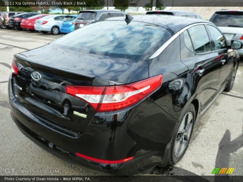  2011 Optima Hybrid Ebony Black