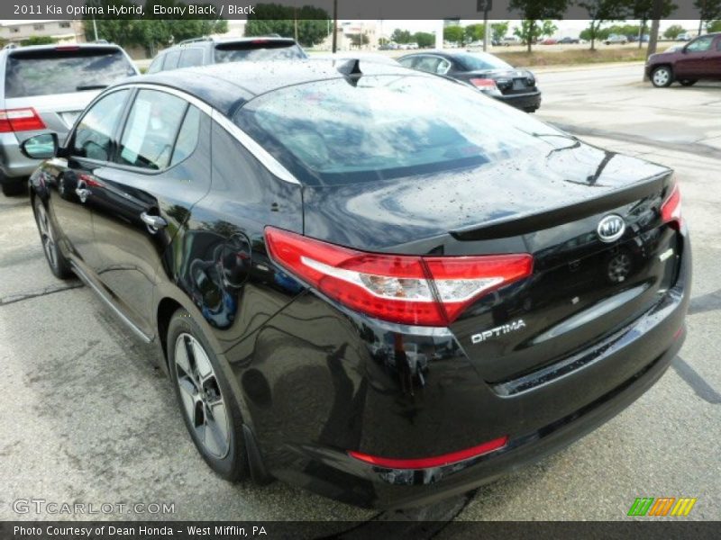 Ebony Black / Black 2011 Kia Optima Hybrid