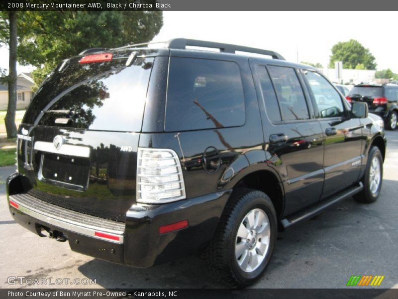 Black / Charcoal Black 2008 Mercury Mountaineer AWD