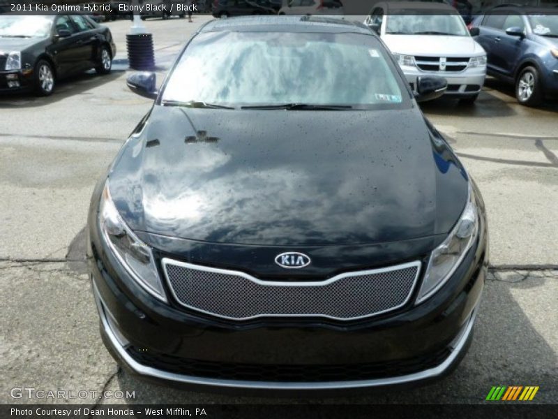 Ebony Black / Black 2011 Kia Optima Hybrid