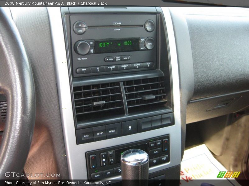 Black / Charcoal Black 2008 Mercury Mountaineer AWD
