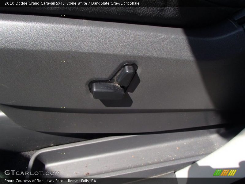 Stone White / Dark Slate Gray/Light Shale 2010 Dodge Grand Caravan SXT