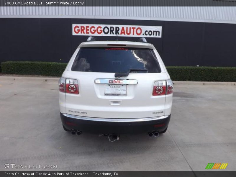 Summit White / Ebony 2008 GMC Acadia SLT
