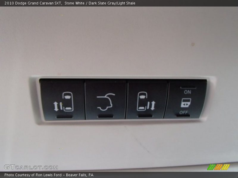 Stone White / Dark Slate Gray/Light Shale 2010 Dodge Grand Caravan SXT