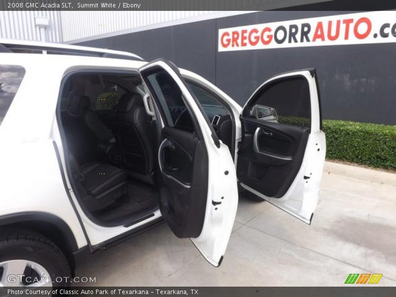 Summit White / Ebony 2008 GMC Acadia SLT