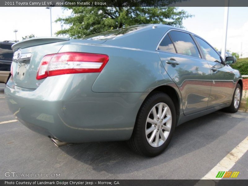 Aloe Green Metallic / Bisque 2011 Toyota Camry LE V6