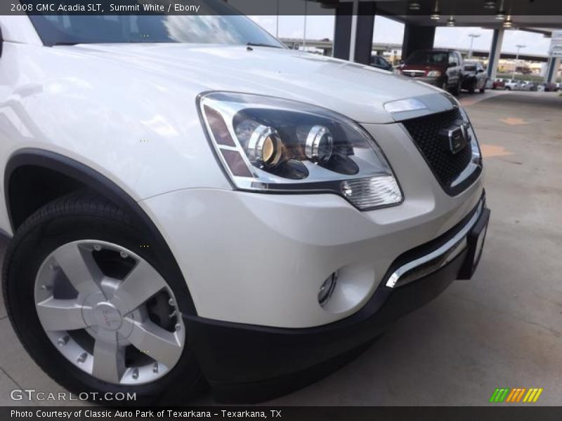 Summit White / Ebony 2008 GMC Acadia SLT