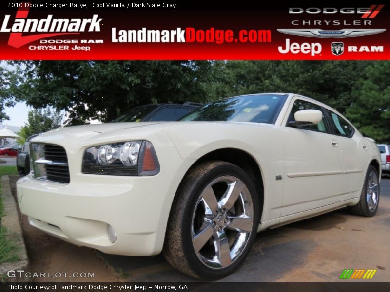 Cool Vanilla / Dark Slate Gray 2010 Dodge Charger Rallye