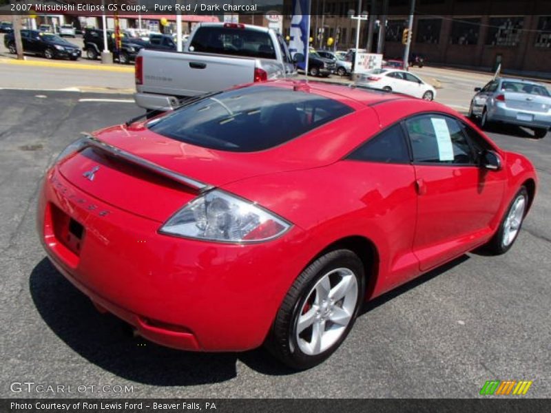 Pure Red / Dark Charcoal 2007 Mitsubishi Eclipse GS Coupe