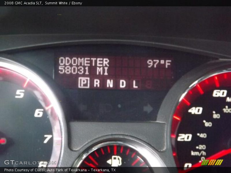 Summit White / Ebony 2008 GMC Acadia SLT