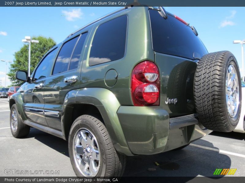 Jeep Green Metallic / Medium Slate Gray 2007 Jeep Liberty Limited