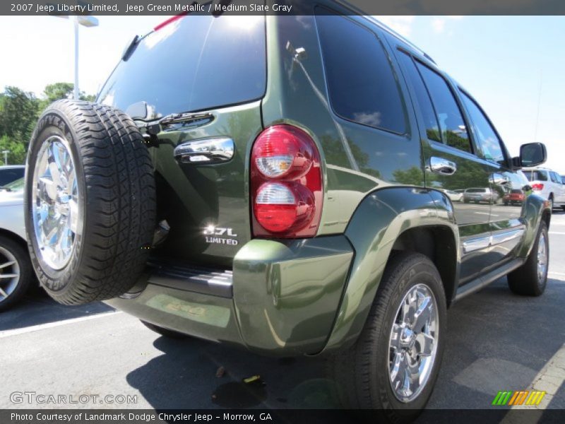 Jeep Green Metallic / Medium Slate Gray 2007 Jeep Liberty Limited