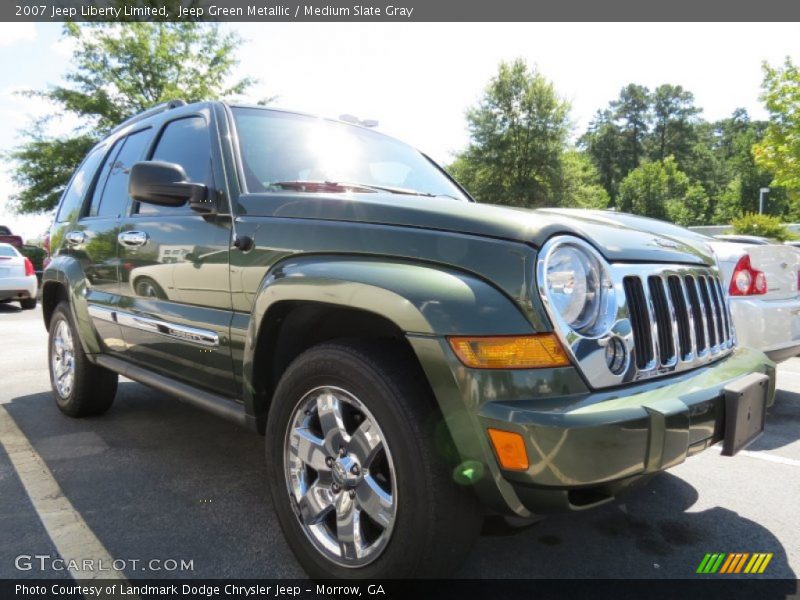 Jeep Green Metallic / Medium Slate Gray 2007 Jeep Liberty Limited