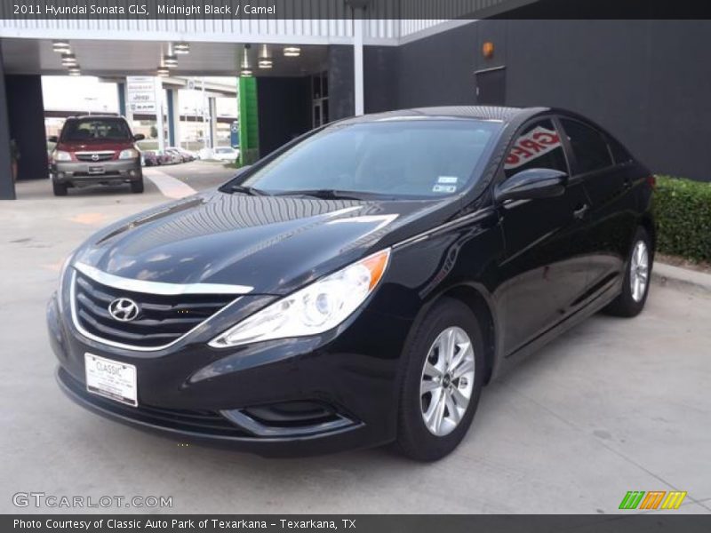 Midnight Black / Camel 2011 Hyundai Sonata GLS