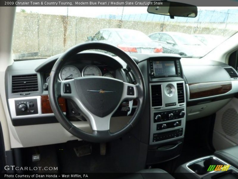 Modern Blue Pearl / Medium Slate Gray/Light Shale 2009 Chrysler Town & Country Touring