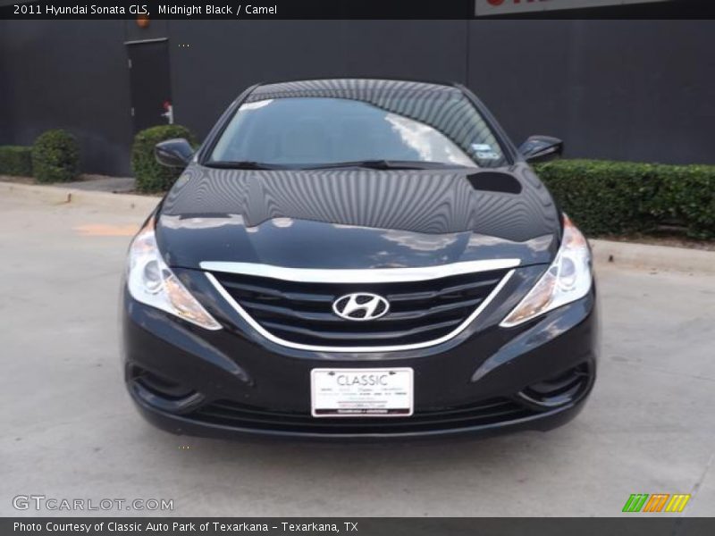Midnight Black / Camel 2011 Hyundai Sonata GLS