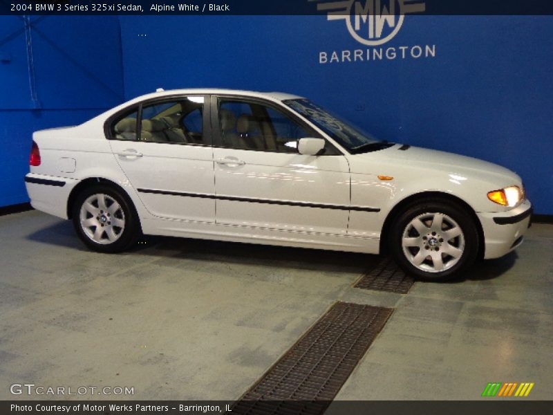 Alpine White / Black 2004 BMW 3 Series 325xi Sedan