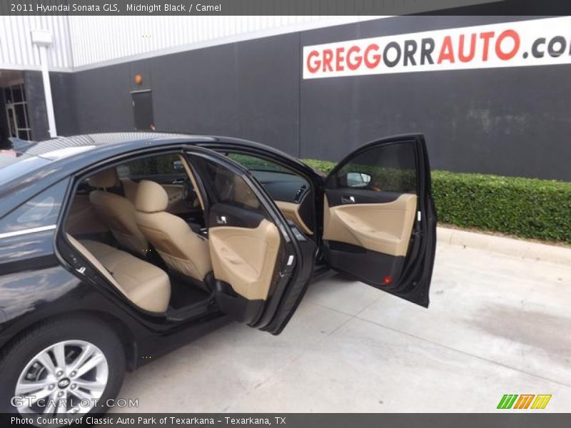 Midnight Black / Camel 2011 Hyundai Sonata GLS