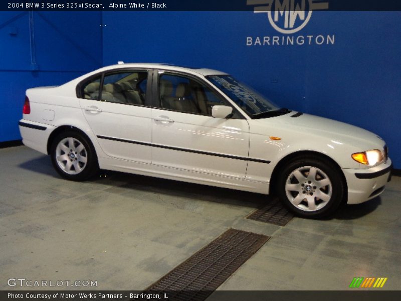 Alpine White / Black 2004 BMW 3 Series 325xi Sedan