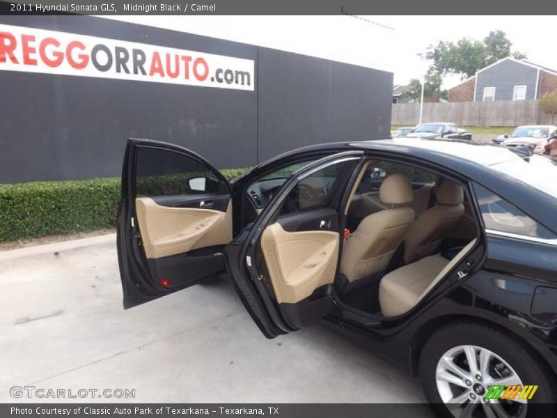 Midnight Black / Camel 2011 Hyundai Sonata GLS