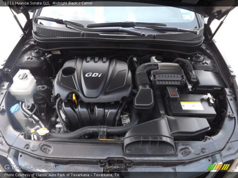Midnight Black / Camel 2011 Hyundai Sonata GLS