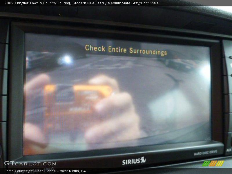 Modern Blue Pearl / Medium Slate Gray/Light Shale 2009 Chrysler Town & Country Touring