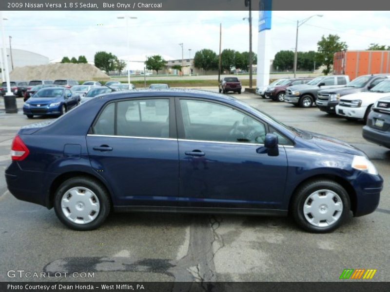 Blue Onyx / Charcoal 2009 Nissan Versa 1.8 S Sedan