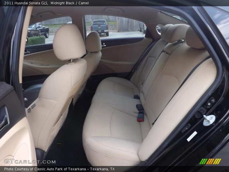 Midnight Black / Camel 2011 Hyundai Sonata GLS