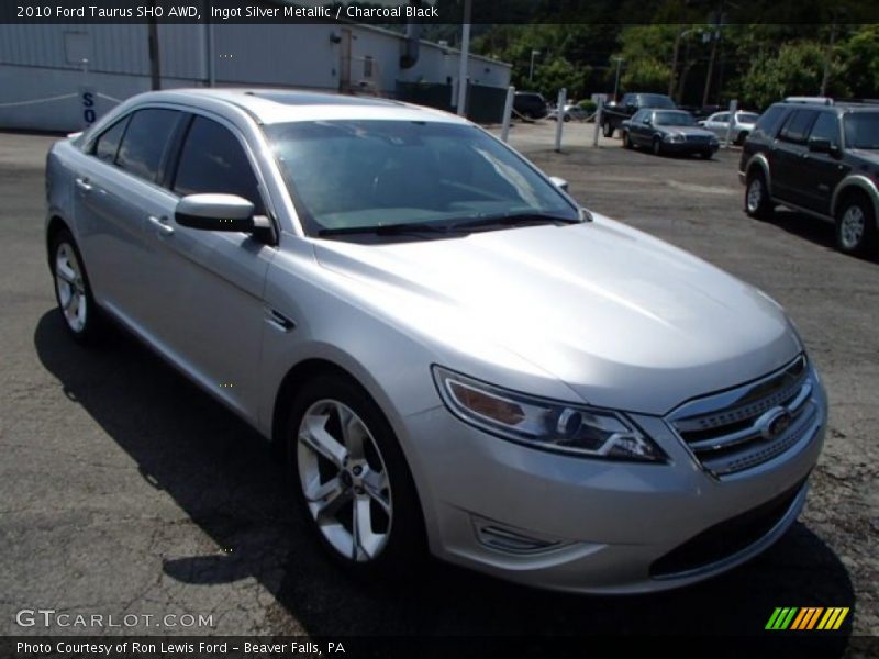 Ingot Silver Metallic / Charcoal Black 2010 Ford Taurus SHO AWD