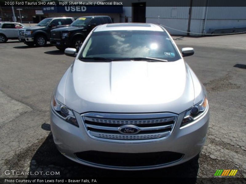 Ingot Silver Metallic / Charcoal Black 2010 Ford Taurus SHO AWD
