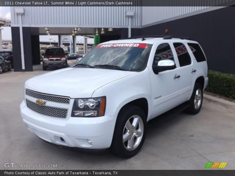 Summit White / Light Cashmere/Dark Cashmere 2011 Chevrolet Tahoe LT