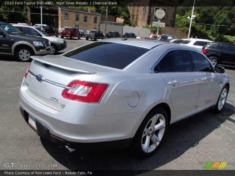 Ingot Silver Metallic / Charcoal Black 2010 Ford Taurus SHO AWD